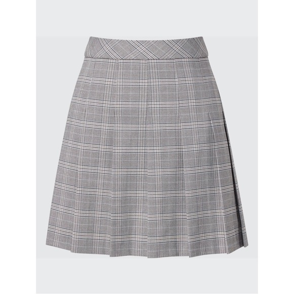 UNIQLO Plaid Pleated A-Line Mini Skirt size S - Picture 1 of 9